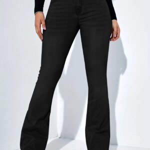 Women's new micro-La jeans high waist stretch comfortable all-match