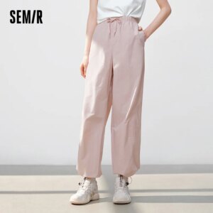 Semir Casual Pants Women Moisture Wicking Relaxed Fit Wide Leg 2025 New Summer Cool Feeling Sun Protection Long Pants