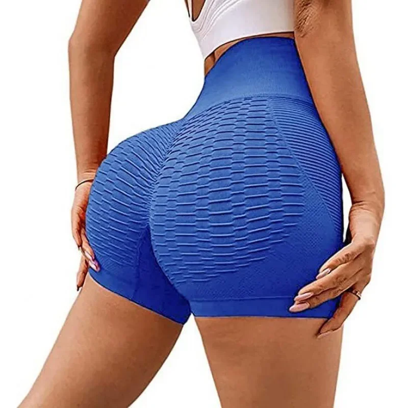 Women Sport Shorts High Waist Elastic Tight Workout Booty Short Tummy Control Sexy Yoga Seamless Fitness Hip Lifting Sportswear