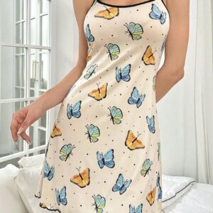 Women's new style pajamas nightdress elegant casual sexy skirt home wear